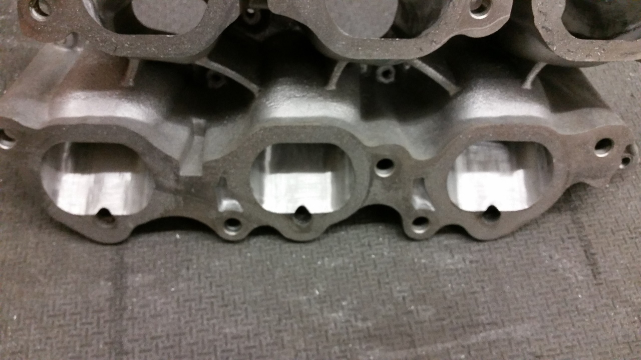2GR Lower Manifold After Porting